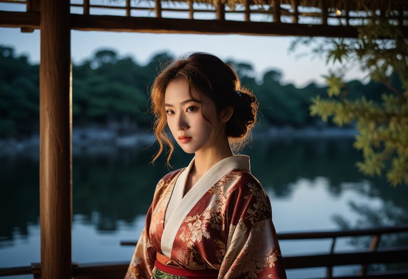 山茶花与雨海报